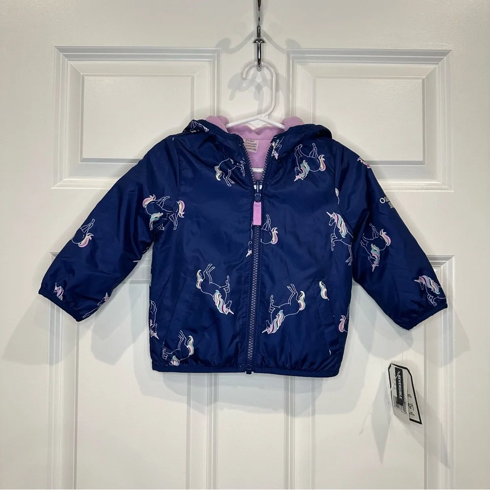 Oshkosh Reversible Jacket Size 12 Months NWT‎